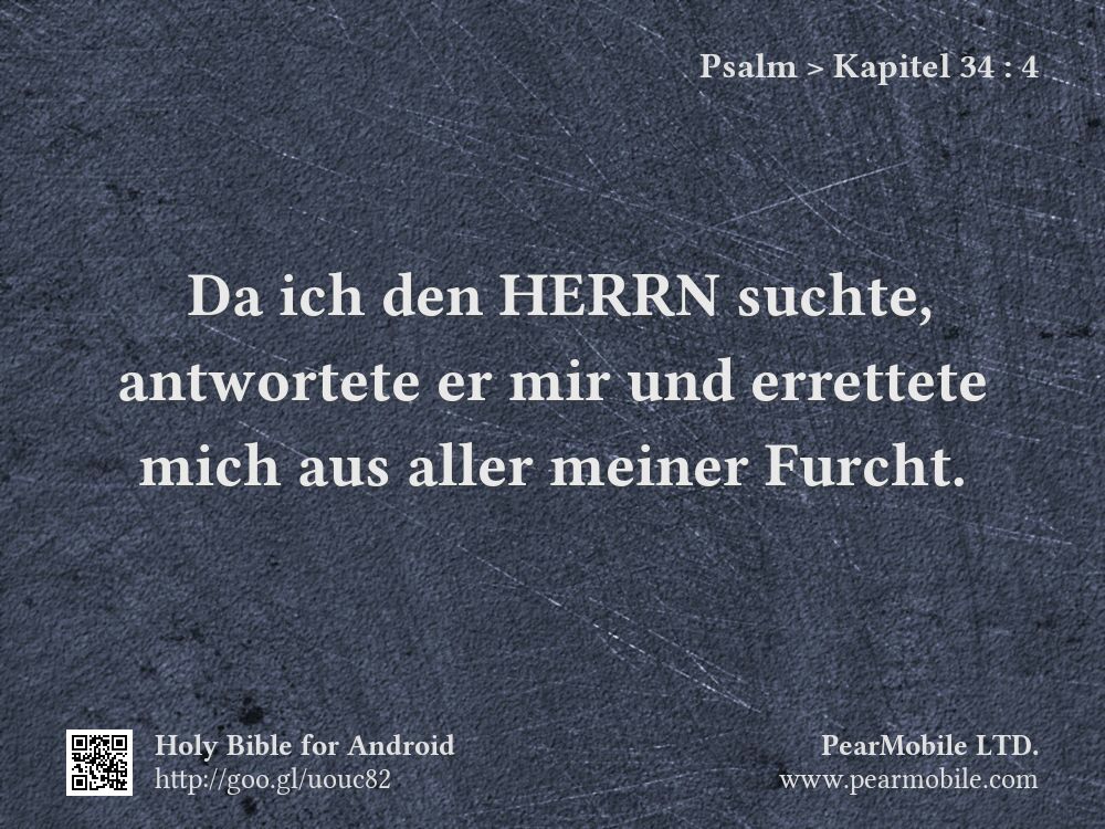 Psalm, Kapitel 34:4